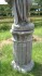Garden Ornament Jug Girl Plinth