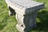Stone cast bench