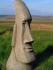 Large Easter Island Head Garden statue